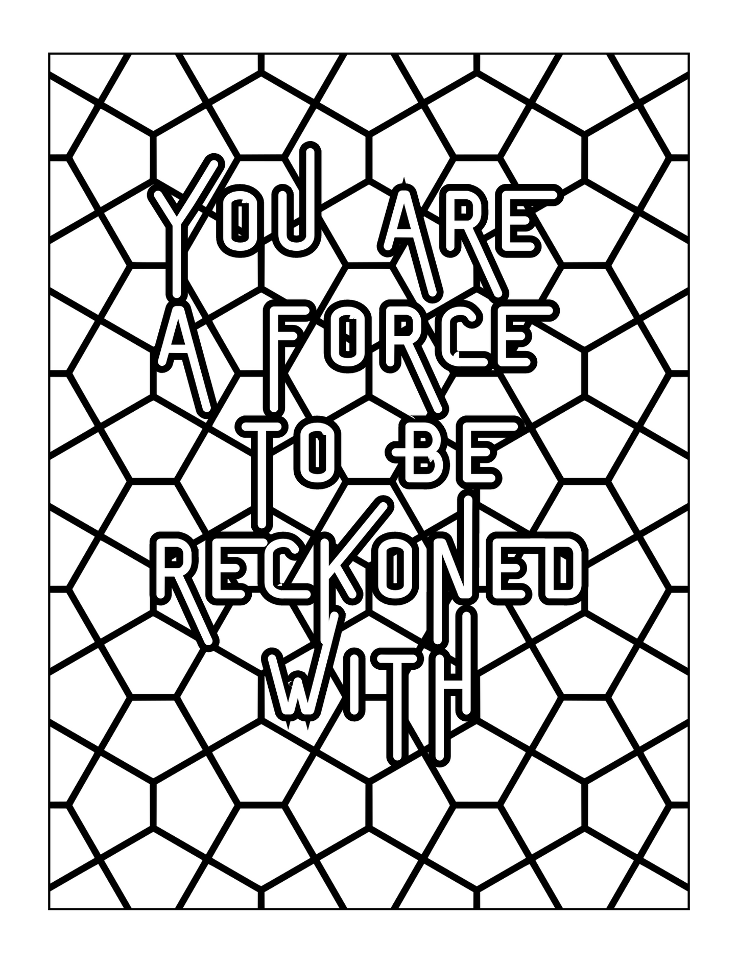 I am ... You Are Coloring Journal Book - coloring book Default Title Cheesetone Press
