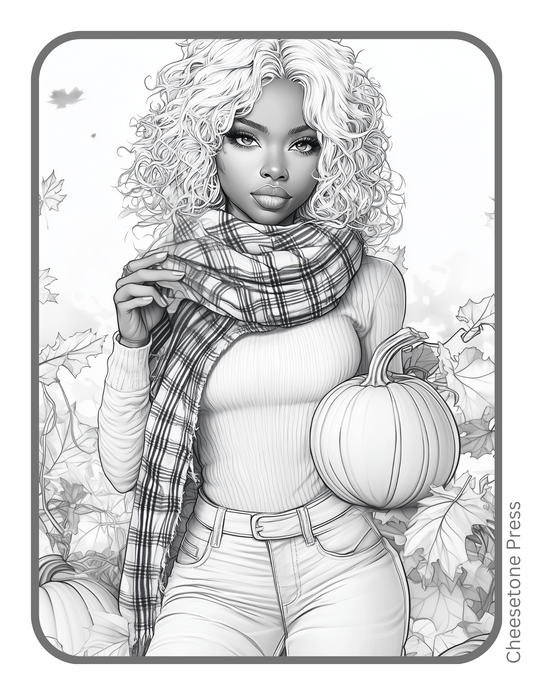 Holiday Sass & Spirit Grayscale Digital Download 23 Pg Coloring Bundle - printable Default Title Cheesetone Press