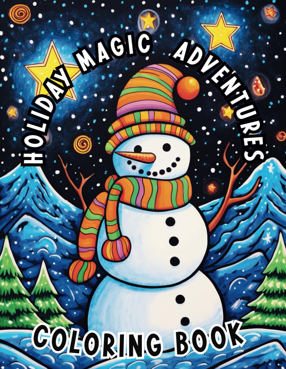 Holiday Magic Adventures Coloring Book - coloring book Default Title Cheesetone Press