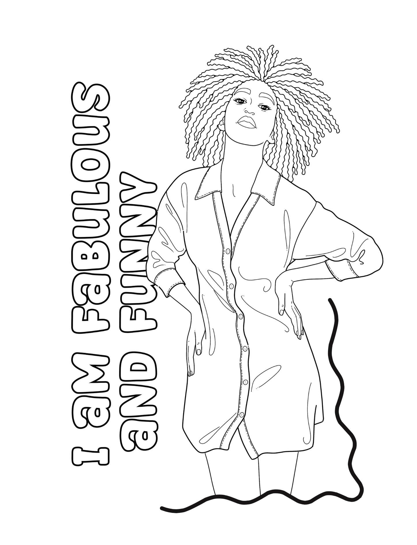I am ... You Are Coloring Journal Book - coloring book Default Title Cheesetone Press
