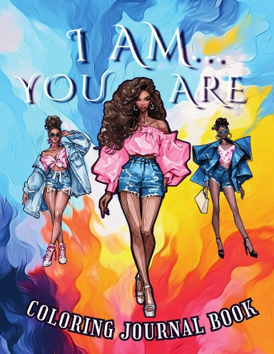 I am ... You Are Coloring Journal Book - coloring book Default Title Cheesetone Press